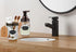 Mason Jar Toothbrush Holder with 16 Ounce Jar, Premium Rustproof 304 Stainless Steel Lid, Chalkboard Labels - Bronze