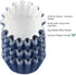 Caperci Navy Blue Mini Cupcake Liners, 200 Counts Heavy Duty Paper Baking Cups, Odorless, No Muffin Pan Needed