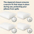 4 Pack Deluxe Zippered Vinyl Pillow Covers - Waterproof Protectors, Standard Size 20"x29"