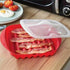 Tookie Microwave Bacon Tray with Splatter Lid, Microwave Bacon Cooker Make Crispy Bacon in few Minutes, Quick
