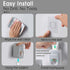 iHave Toothpaste Dispenser Wall Mount, Automatic Toothpaste Squeezer for Bathroom, Grey