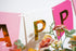 Roseo Pink Happy Birthday Banner Signs, Golden Sparkle Funny Party Supplies for Girls, 13 Pieces