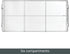 mDesign Compact Plastic Tea Storage Organizer Caddy - 6 Divided Sections with Built-in Handles - Clear Lumiere