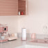 Countertop, Buruis Paper Towel Holder for Metal Standing Paper Towel Dispenser with U-Shape Handle and Stable Base