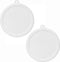 Corelle 418-PC White Cereal Bowl with Plastic Lid, 2-Pack