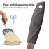 Kitchen Mama WALTZGRIP Platinum Silicone Pancake Turner: Heat-Resistant, Wide Slotted Head, Stainless Steel Core (Metal