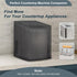 Ice Maker Cover, Universal Waterproof Shield for Countertop Appliances, Black, Home, Garage, Office