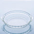 Round Glass Pie Pans, 1 Pack, 7in Clear Baking Dishes with Handles for Apple Pie, Pumpkin Pie, Salads