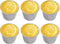Set of 6 Nonstick Individual Tumblers for Popovers, Chocolate Molten Pans, Pudding Cups, 3 Inches