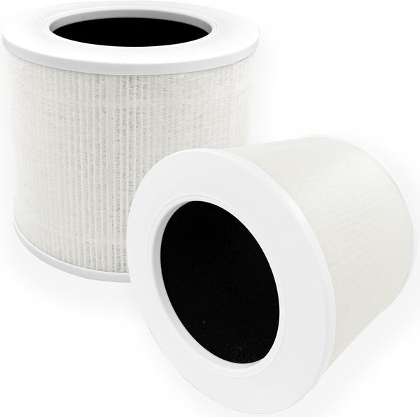 Replacement Filter for LEVOIT Core Mini Air Purifier - High-Efficiency Activated Carbon, 2 Pack