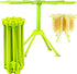 iPstyle Kitchen Pasta Drying Rack, Folding Noodle Stand with 10 Bar Handles, Green