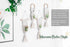 4 Pack Melphoe Air Plants Holders Stand Air Fern Macrame Plant Hanger Indoor Hanging Planter Basket for Tillandsias