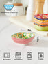 Small Dipping Bowls, Ceramic Dipping Sause Dish for Soy Sauce, 3 Inch Mini Little Bowl Set for Condiments, Sushi, Appetizers, Side Dish, Set of 6 by Metahom