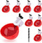 Darcvds Professional Chicken Waterer Cups, 8 Packs Large Chicken Water Feeder, Tee Fittings
