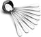 AmoVee Wholesale Stainless Steel Alpha Round Soup Spoons, Set of 16