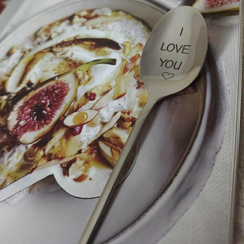 Anniversary & Birthday Gifts for Husband & Wife - I Love You Spoon for Boyfriend & Girlfriend