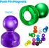 90 PCS Colorful Strong Magnetic Push Pin Magnets, Office/Classroom Magnets, Perfect for Kitchen, Home, School, Map,