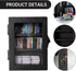 Hcyhcx 60 Anxiety Bookshelf -Shake Anxiety Off Your Decorative Boxes,Miniature Library Equipped with Mini Books Storage