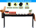 Horynar Over Stove Spice Shelf for Kitchen Spice Rack Organizer with Extra Black Basket and Hooks Great for Stove Top