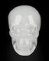 Skullis 2.0" Quartz Rock Crystal Carved Skull - Hand Carved Gemstone Fine Art Sculpture