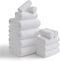 Hailea Luxury Bath Towels Set - 12 Piece (4 Large Bath Towels,4