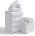 Hailea Luxury Bath Towels Set - 12 Piece (4 Large Bath Towels,4