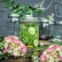 Mason Jars, 8 oz 24 Pack Half Pint Canning Jars with Airtight Lids, Ideal for Fermenting, Pickling, DIY Decor
