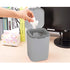 Recycled Tiny Desktop Trash Can, Car Waste Can, 0.5 Gallon, Gray