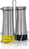 Aelga Oil And Vinegar Dispenser Set with Caddy - 2 Pack Oil