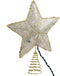 Kurt Adler UL1881 Gold Reflector Star Treetop, 10 Light, 8.5-Inch
