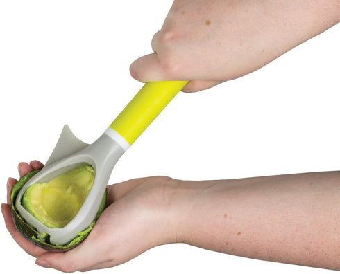 Casabella 4 'n 1 Avocado Tool, Green/Grey