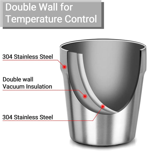 Beasea 8 Pack 6 oz Stainless Steel Cups, Stackable Insulated Mini Tumblers for Home, Restaurant, Office, Party, Camping
