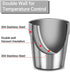 Beasea 8 Pack 6 oz Stainless Steel Cups, Stackable Insulated Mini Tumblers for Home, Restaurant, Office, Party, Camping