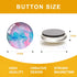 Glass Strong Magnetic Fridge Magnets, Round Cute Colorful Kitchen Magnets for Office Whiteboard, Cabinet, Dishwasher,
