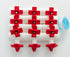 (12 Pack) 1/2'' Horizontal Chicken Waterer Nipples with PVC Tee Fittings for DIY Automatic Chicken Waterering System