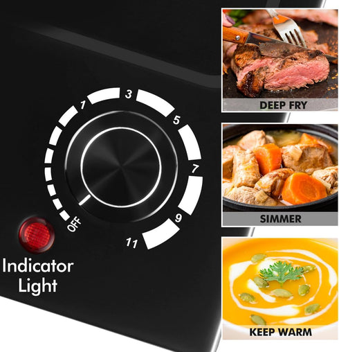 CUSIMAX Single Burner Electric Hot Plate, 1500W Adjustable Temperature Cooktop, Portable Stainless Steel Countertop
