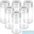 Segarty 6 Pack 4 oz Glass Spice Jars with Shaker Lids, Adjustable Pour Large Holes for Herbs, Grains, Seasoning