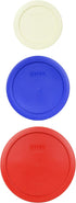 Pyrex Lid Set for 7200 2-Cup, 7201 4-Cup, and 7203 7-Cup Glass Bowls - Made in the USA (3)