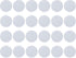2 Dozen Regular Mouth Mason Jar Lids - Plastic Storage Caps for Canning Jars, Standard, Dia 70mm, White