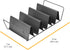 Chicago Metallic Professional 6-Shell Baked Taco Rack, Grey, 15-Inch by 7-Inch, Perfect for Baking