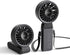 JISULIFE Life7 Handheld Fan 2024, Powerful Portable Fan with LED Display, 3600mAh, 5 Speeds, Lanyard, 3-IN-1 (Black)