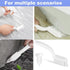 Xemnys Grout Tile Brush, Under Rim Toilet Brush, Crevice Cleaning Brush Gap Cleaner Tool