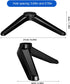 DOITOOL 2 32 40 49 50 55 Inch, Pcs TV Legs Base Stand Compatible for Roku TV Table Holder Stand Mount Brackets