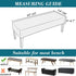 HFCNMY Elegant Black Stretch Velvet Dining Bench Slipcover - Washable & Soft