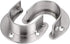 OwnMy 4 Packs Closet Rod End Supports 1-1/2" Diameter, U Shaped Stainless Steel Closet Pole Sockets Flange Rod Holder