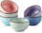 Selamica Set of 6 Ceramic Small Bowls, 4 OZ Dipping Bowls for Ice Cream, Side Dishes, Microwave Dishwasher Safe