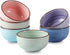 Selamica Set of 6 Ceramic Small Bowls, 4 OZ Dipping Bowls for Ice Cream, Side Dishes, Microwave Dishwasher Safe