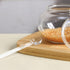 123Arts Clear Glass Sugar Bowl with Lid and Serving Spoon, 8 Ounces