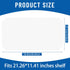 Packed Rack(21.26 11.41 Inch,Clear) Frienda Wire Shelf Liner Heavy Duty Shelf Liners Flat for Wire Shelving, Waterproof