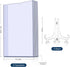 Comic Book Display Case Set, Include Comic Book Sleeves and Clear Plastic Easels, 7.6 x 10.7 Inch Magazine Protectors for Collectors Plate Holder Display Stand Picture Stand for Decor(10 Pieces)